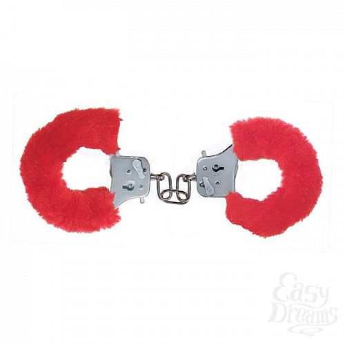 ���������� 1:  ��������� � ����� Furry Fun Cuffs Red 9504