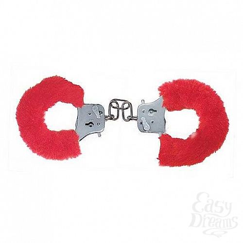 ���������� 1:  ��������� � ����� FURRY FUN CUFFS RED PLUSH