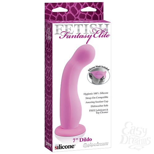 ���������� 3  ������������� �� �������� � �������� �������� ELITE 7  DILDO PINK  450911PD