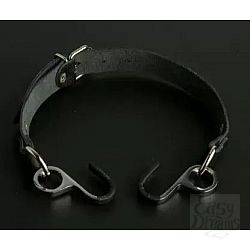 Чёрный кляп с крючками Чёрный кляп с крючками