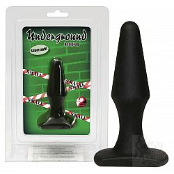 Черная анальная втулка - 10,5 см. Черная анальная втулка - 10,5 см.