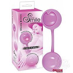Розовые вагинальные шарики Smile ROCKN ROLL Розовые вагинальные шарики Smile ROCKN ROLL