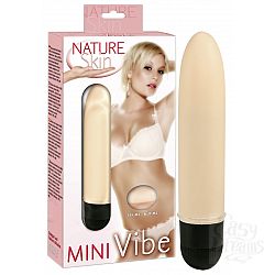 Классический мини-вибратор Natur Skin Mini Vibe - 13 см. Классический мини-вибратор Natur Skin Mini Vibe - 13 см.