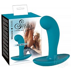 Голубой массажер простаты Bad Boy - 13 см. Голубой массажер простаты Bad Boy - 13 см.
