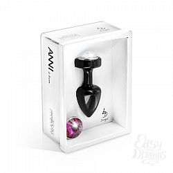  ׸���� �������� ������ � 2 �������� ����������� Anni Magnet T2 Black Fu�shia crystal - 7,5 ��.