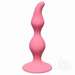 "Lola Toys First Time"   Curved Anal Plug Pink 4105-01Lola