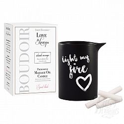      Love In Luxury Seduced Pheromone Soy Massage Candle Sweet Blush - 154 .