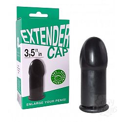 Чёрный латексный удлинитель пениса 3.5 in Чёрный латексный удлинитель пениса 3.5 in