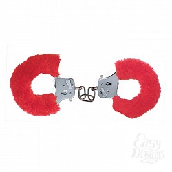  ��������� � ����� Furry Fun Cuffs Red 9504TJ
