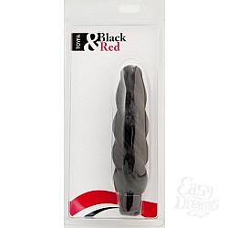 Черный водонепроницаемый силиконовый вибратор, 16 см. Черный водонепроницаемый силиконовый вибратор, 16 см.