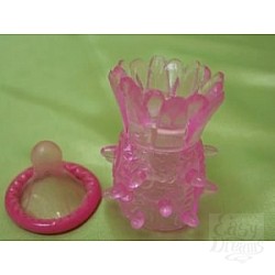 Насадка на фаллос розовая Насадка на фаллос розовая