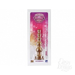 Золотистый анальный стимулятор-елочка из серии Radiant Gems Золотистый анальный стимулятор-елочка из серии Radiant Gems