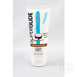 Смазка съедобная на водной основе Superglide со вкусом кокоса 75мл 44116 Смазка съедобная на водной основе Superglide со вкусом кокоса 75мл 44116