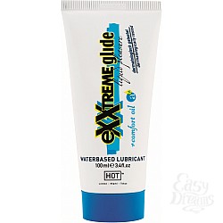 Анальная смазка на водной основе Hot Exxtreme Glide 100 мл Анальная смазка на водной основе Hot Exxtreme Glide 100 мл