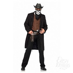 Костюм ковбоя-мертвеца "Reaper Cowboy", XL, Черный Костюм ковбоя-мертвеца "Reaper Cowboy", XL, Черный